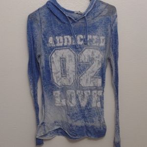 Long sleeve hooded over shirt